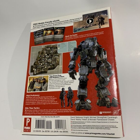 Titanfall Official Game Guide (Paperback, 2014) by Prima Games Strategy - Picture 2 of 12